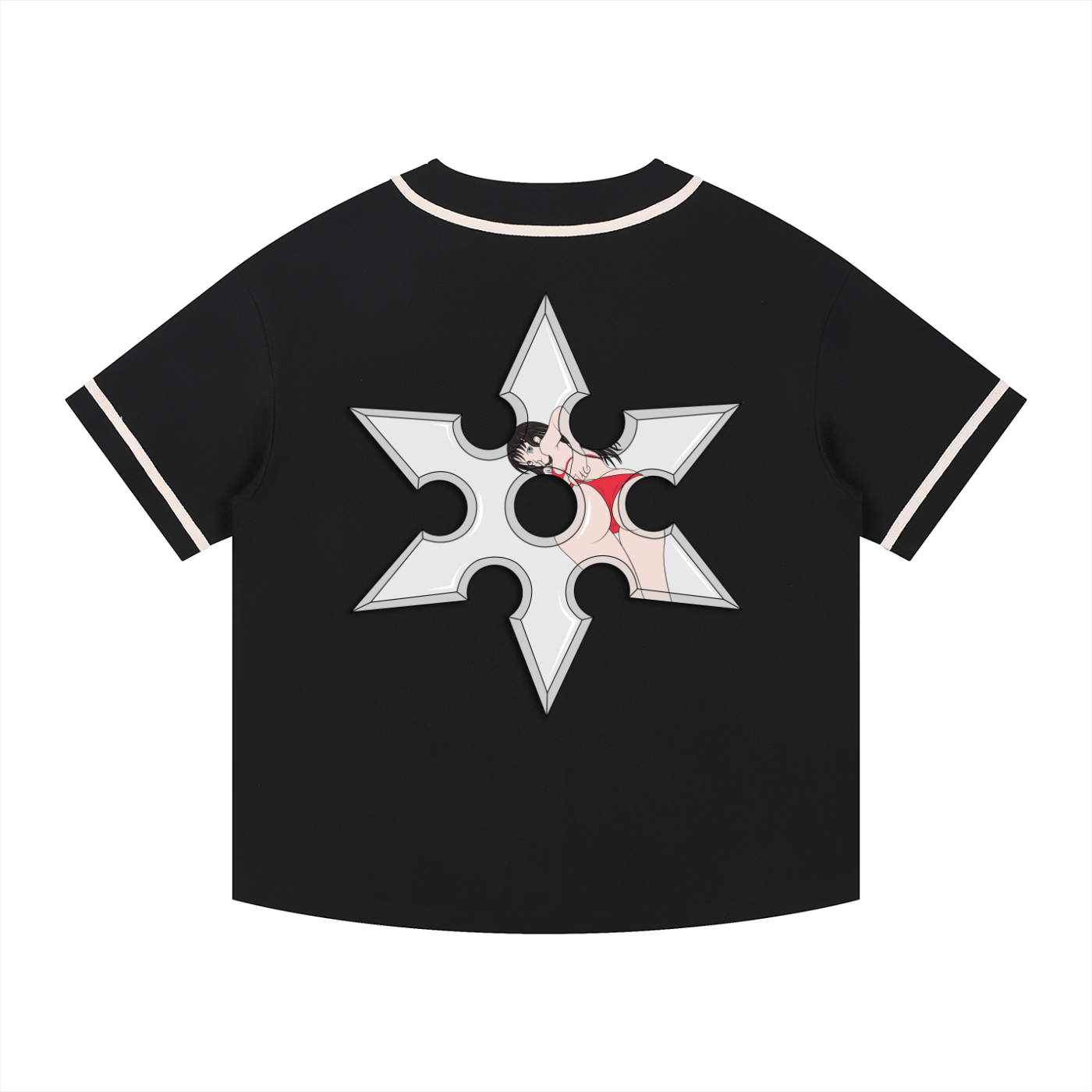 Shuriken Baseball Tee