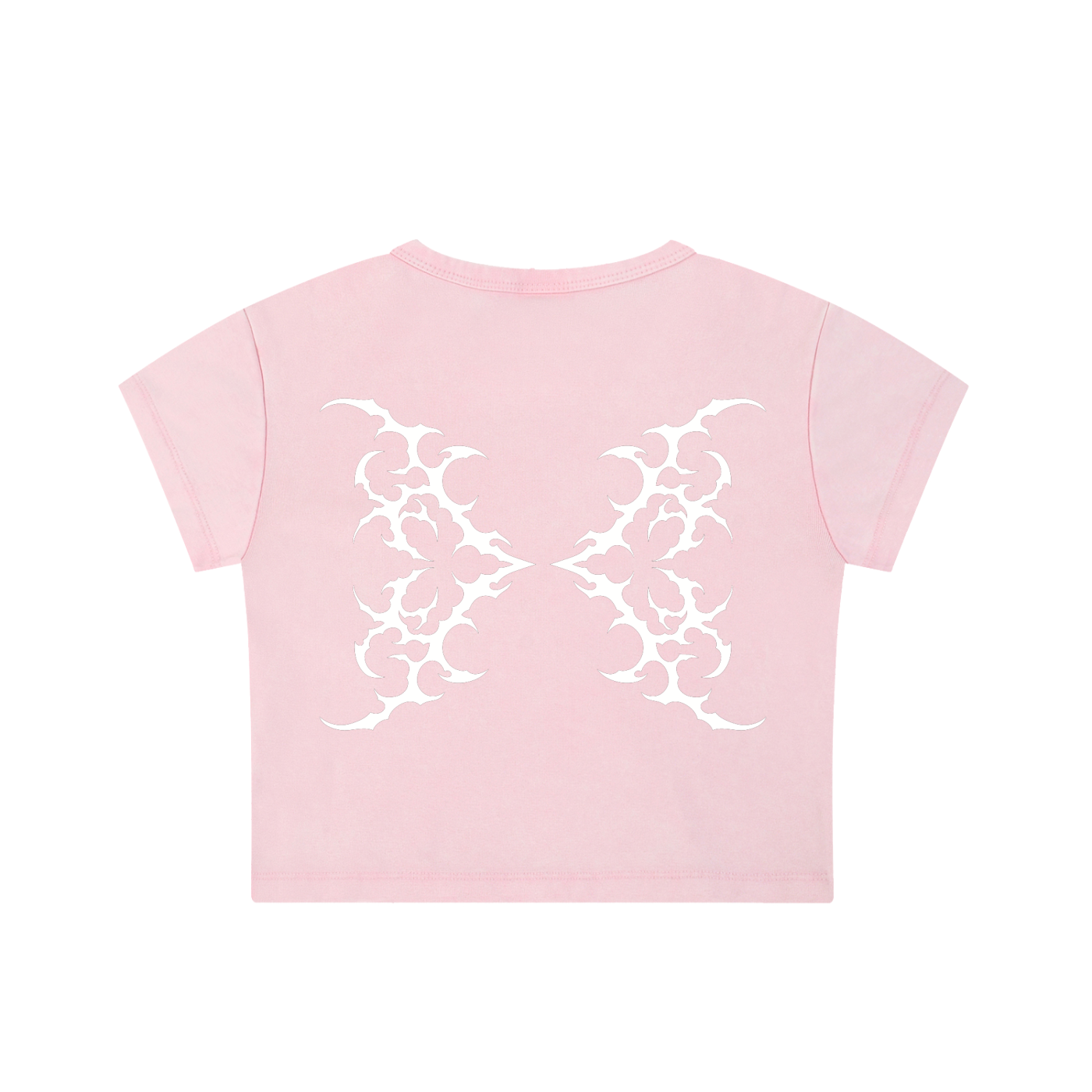 Cyber Wings Snow Washed Crop Top