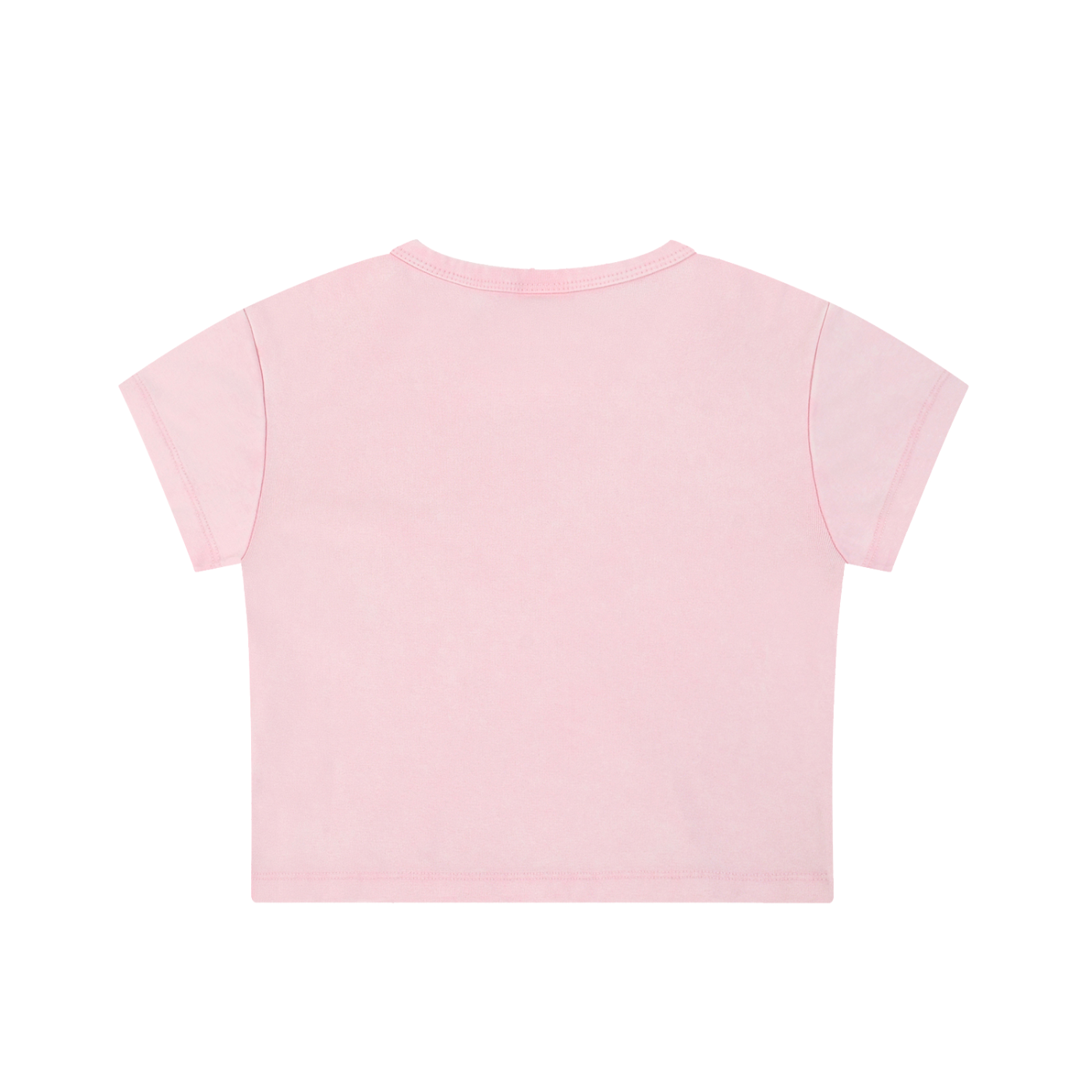 Love You Snow Washed Crop Top