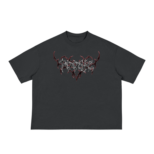 Cyber Red Heart Boxy Tee